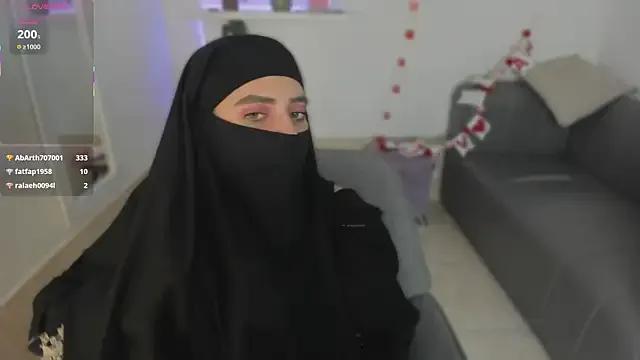 salma_arabicc — STRIPTEASE NAKED  5min